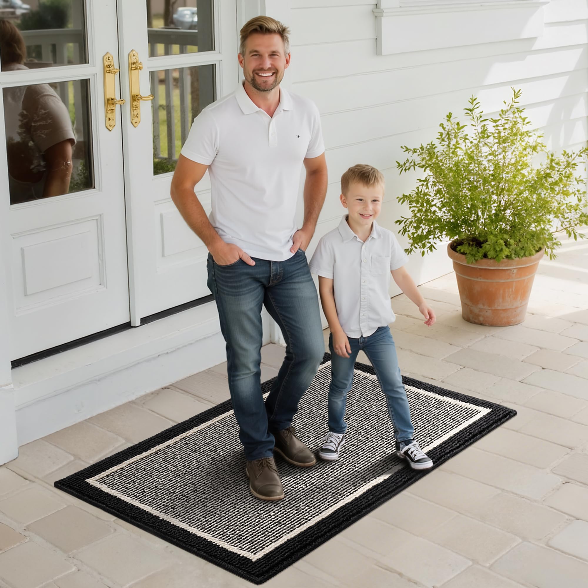 GRANNY SAYS Doormat packaging with product details