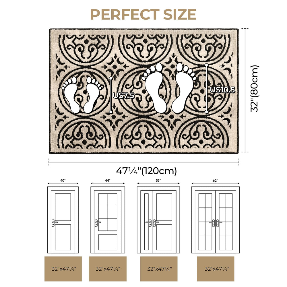 GRANNY SAYS Doormat showing non-slip backing