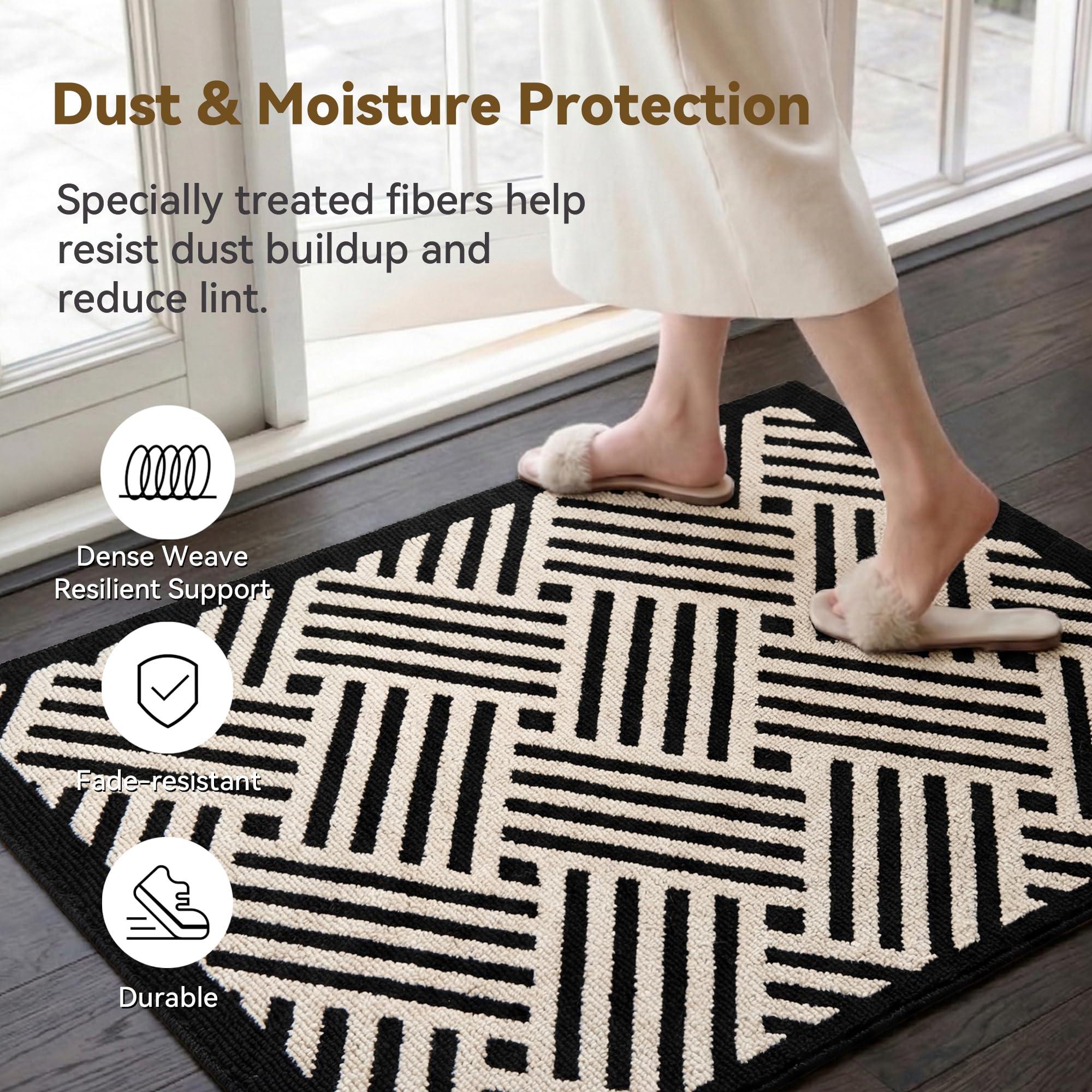 GRANNY SAYS doormat with dirt and moisture absorption