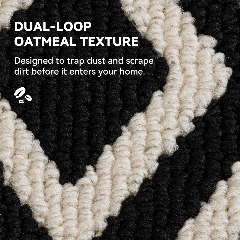 GRANNY SAYS Indoor Outdoor Doormat close up of non-slip backing