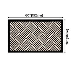 GRANNY SAYS Large Doormat non-slip backing close-up