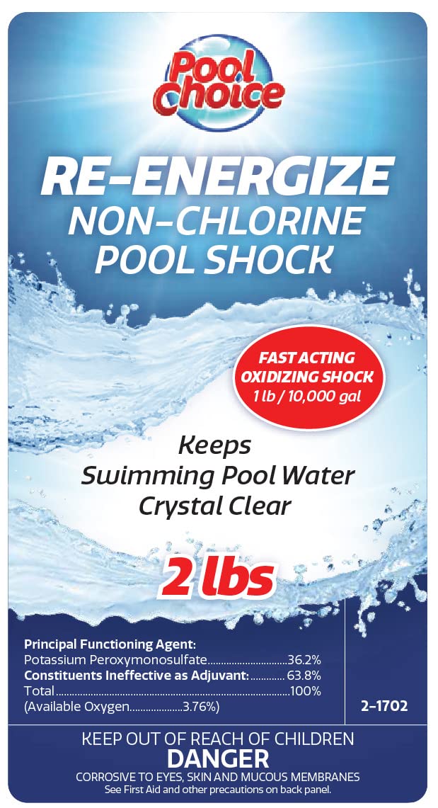Granular form of SpaChoice Pool Shock in a bowl for application