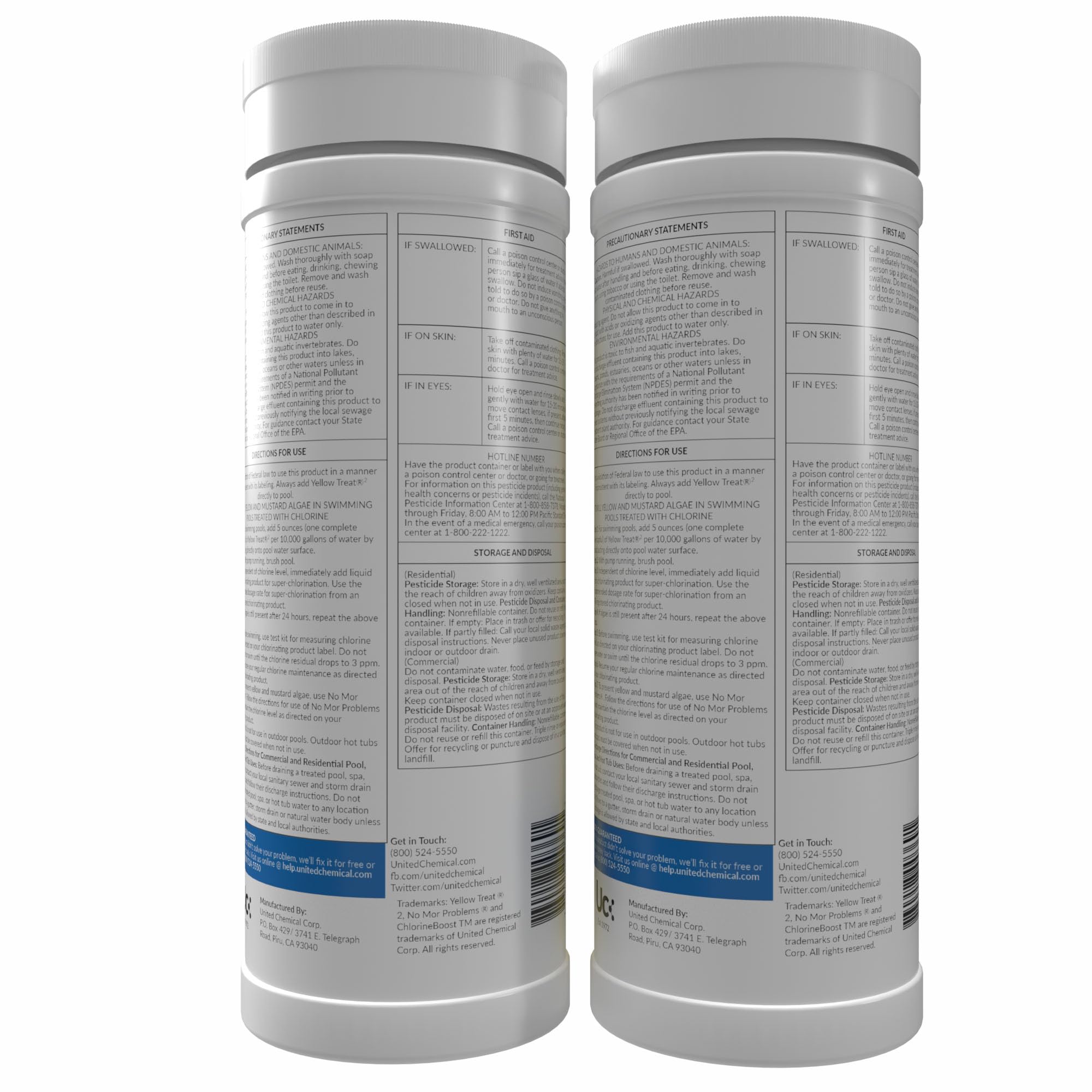 Granular formula of United Chemical YellowTreat in packaging