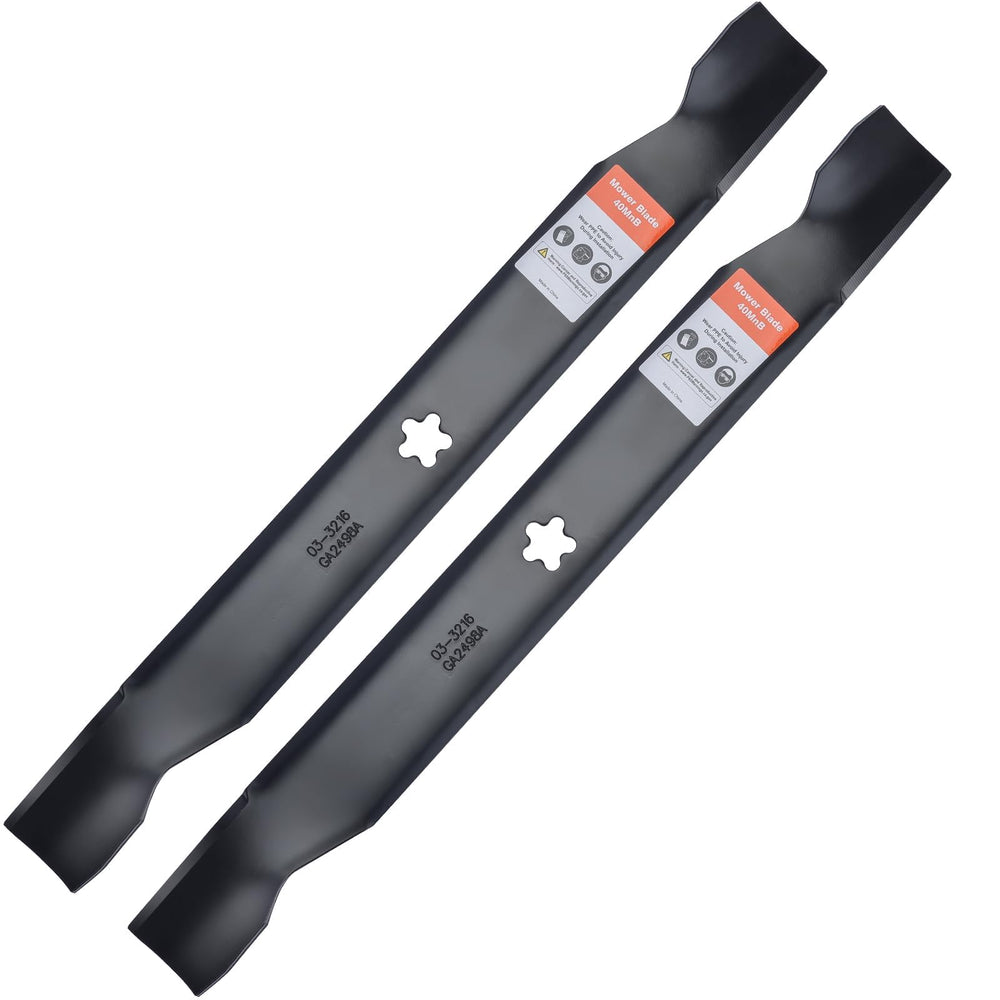 Grasscool 42-inch mower blade front view, 21 inch length
