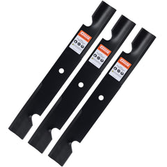 Grasscool 60" mower blades front view black finish