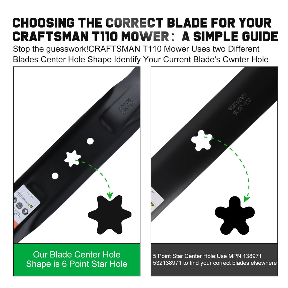 Grasscool 942-04308 High Lift Blade close-up