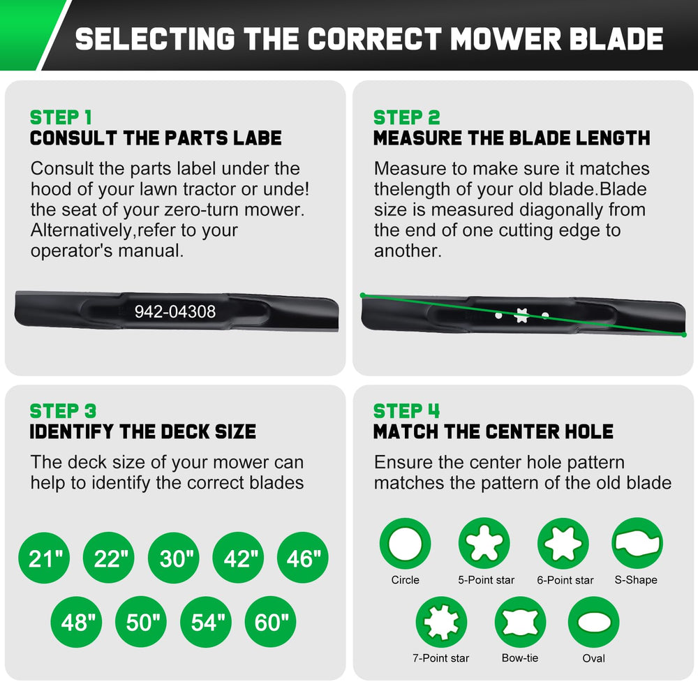 Grasscool 942-04308 High Lift Blade side view