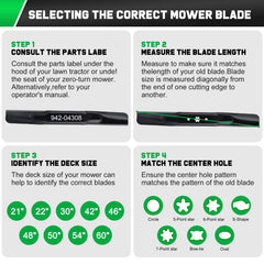 Grasscool 942-04308 High Lift Blade side view