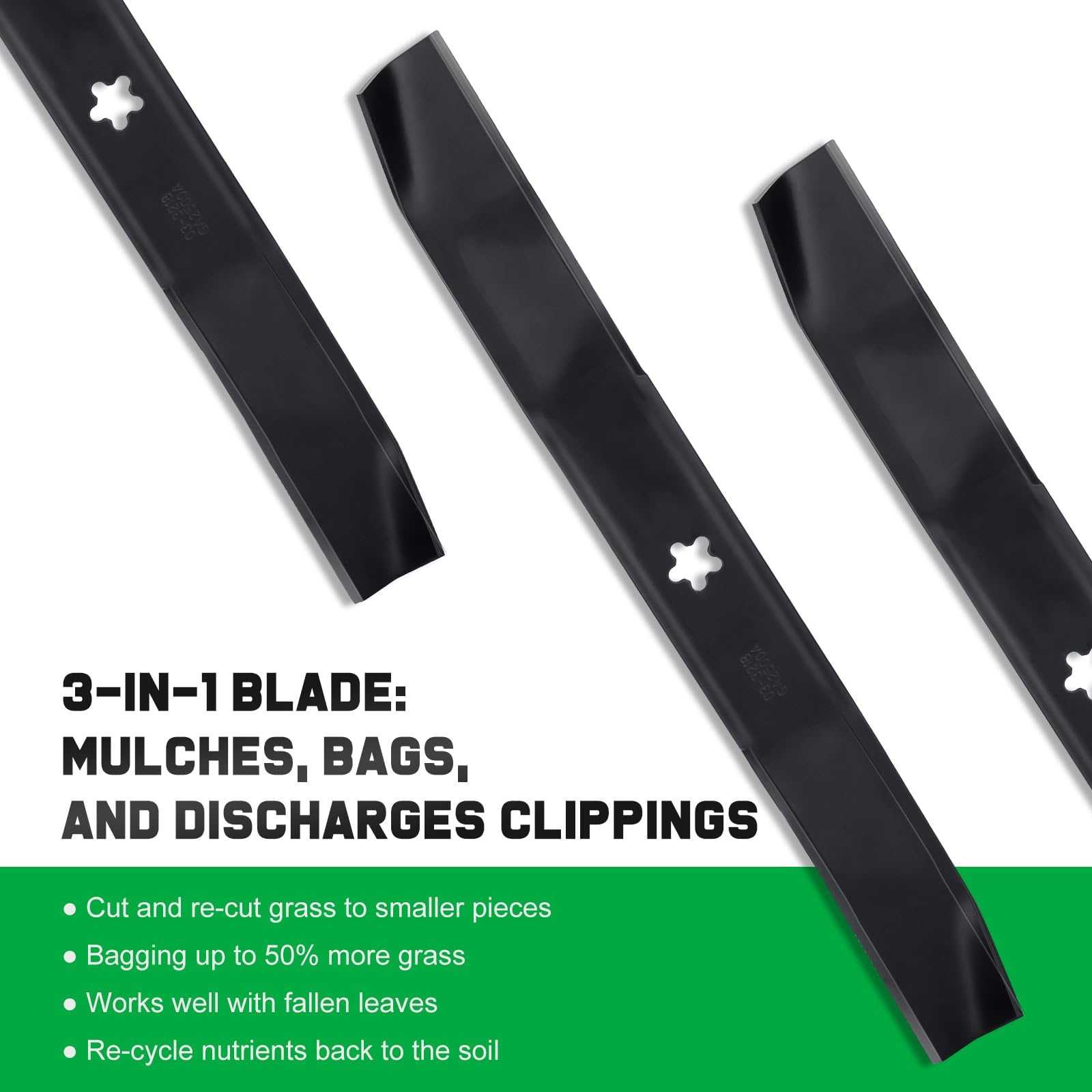 Grasscool blade showing durability and quality material