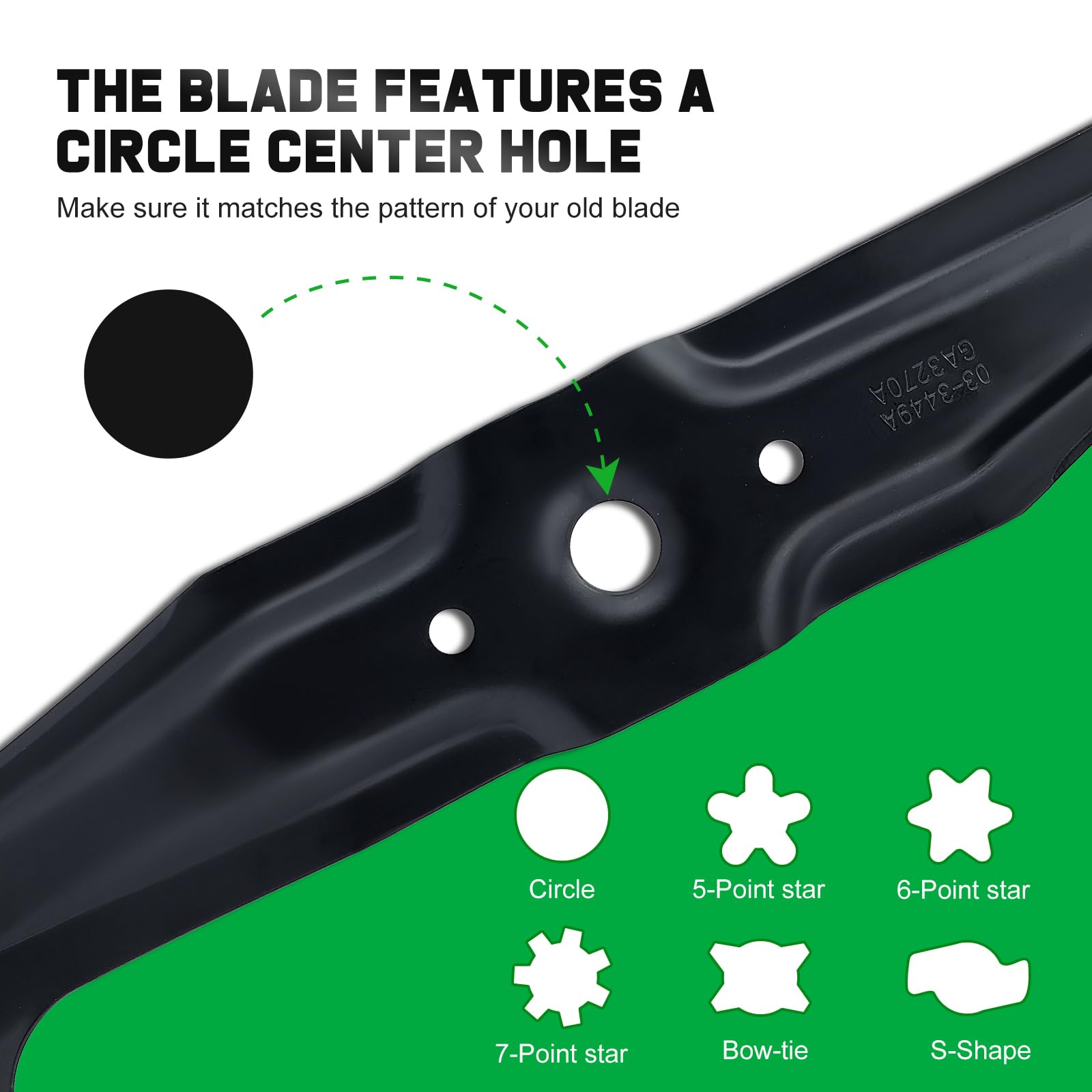 Grasscool HRR2169VKA blades installed on Honda mower