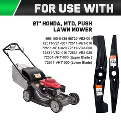 Grasscool HRR2169VKA mulching blades side view
