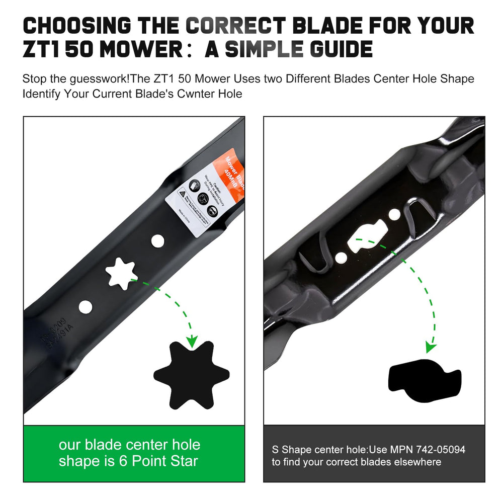 Grasscool mower blade specifications close-up