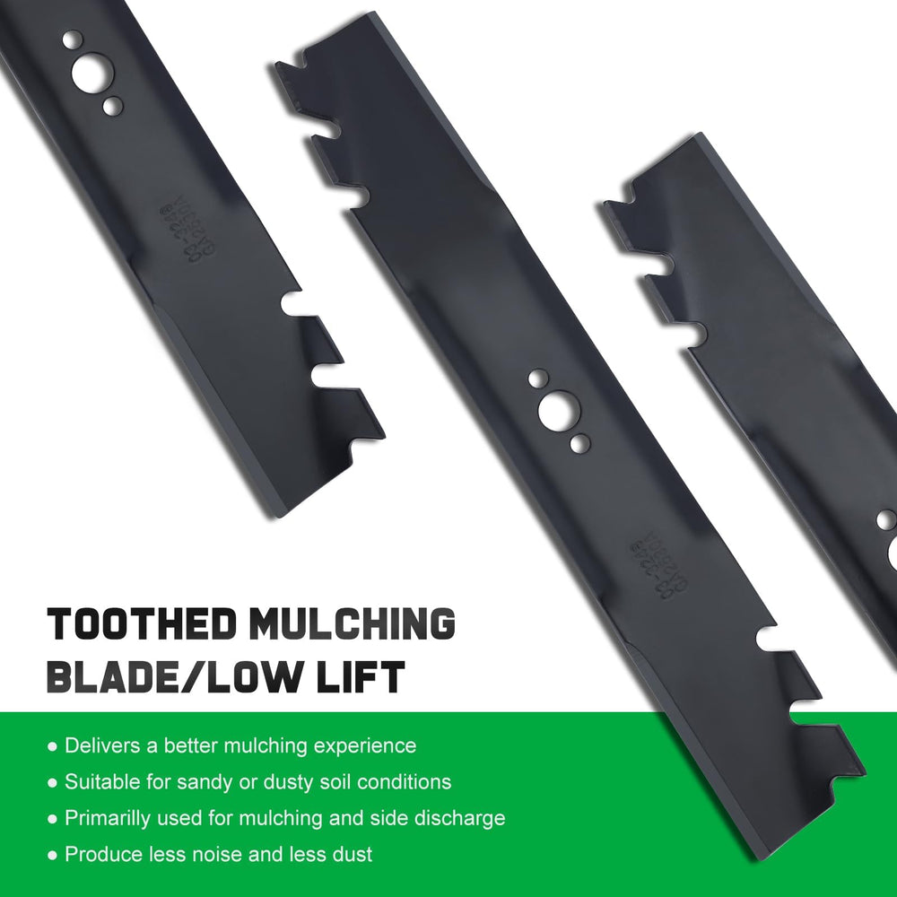 Grasscool Timemaster mulching blade with specifications label