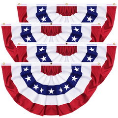 Grastfu American Bunting Flag 1.5x3 feet front view