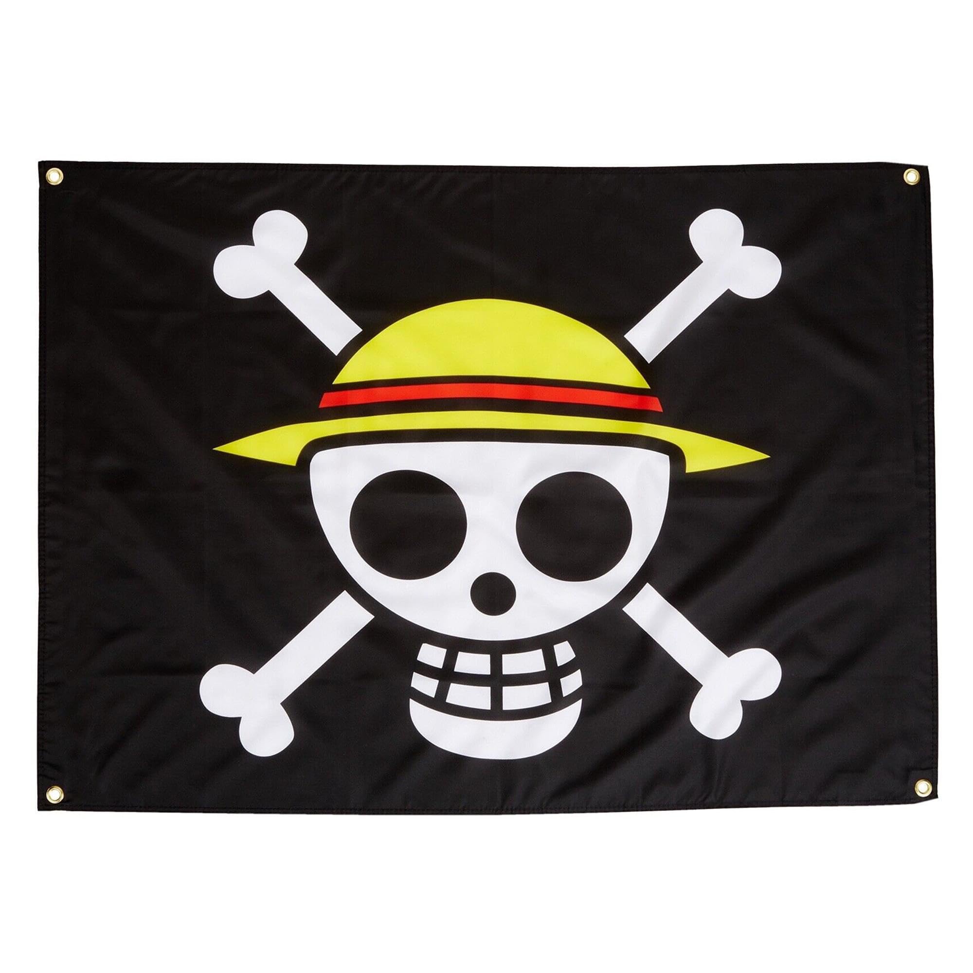 Great Eastern One Piece Luffy Pirate Flag front view, multi-coloured