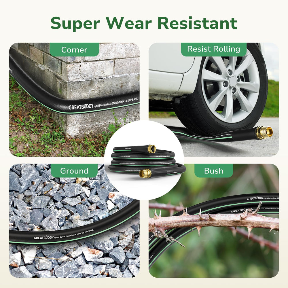 GreatBuddy Garden Hose 25ft lightweight design comparison