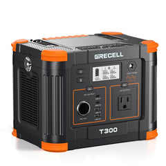 GRECELL Portable Power Station 330W front view with AC outlet