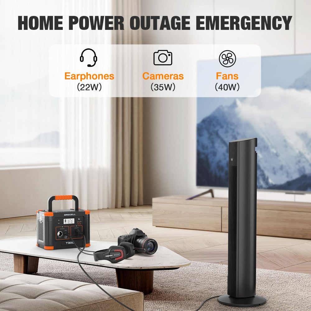 GRECELL Portable Power Station 330W packaging and accessories