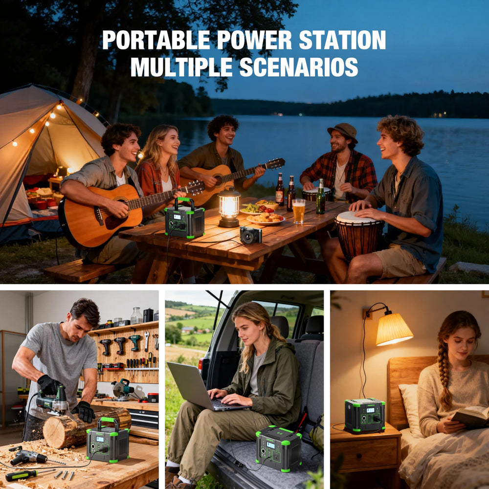GRECELL Portable Power Station dimensions in cm