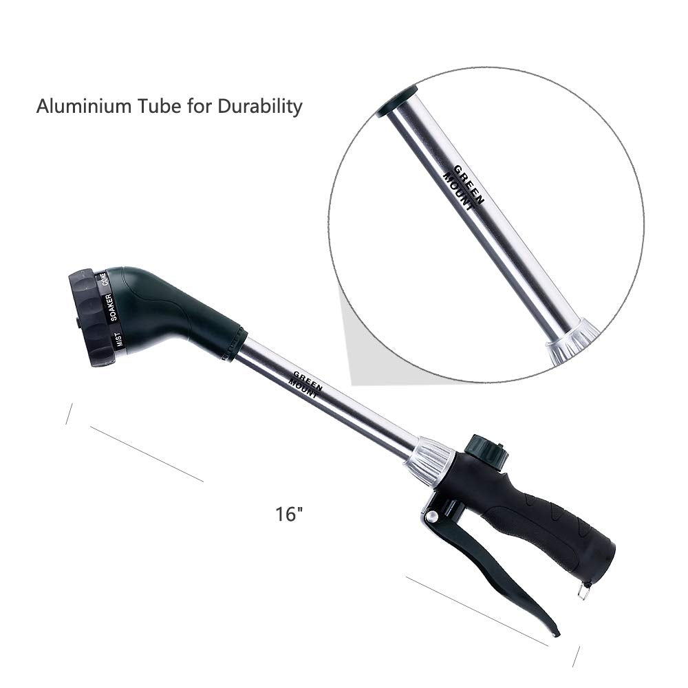 GREEN MOUNT Watering Wand side view with ergonomic handle