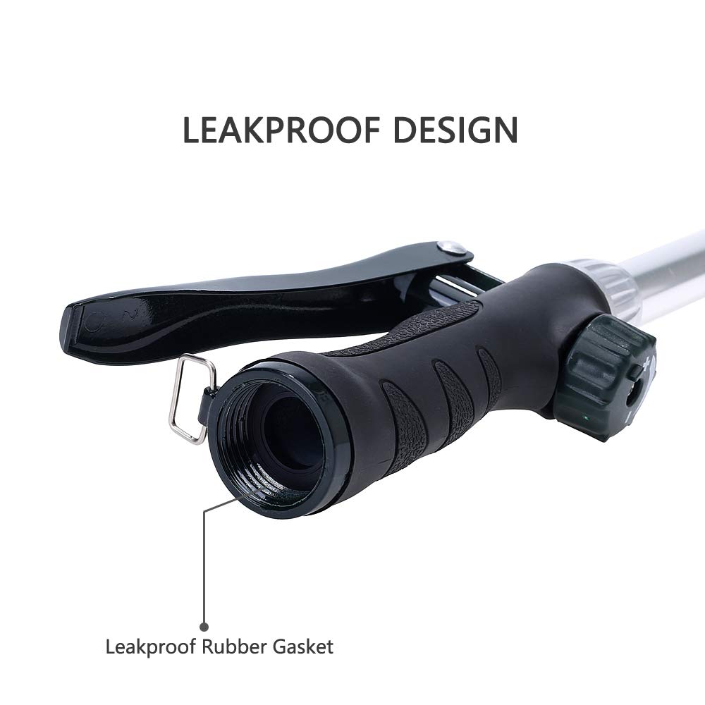 GREEN MOUNT Watering Wand with non-corrosive aluminum finish