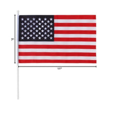 Greenbrier Mini American Flags displayed on a festive table