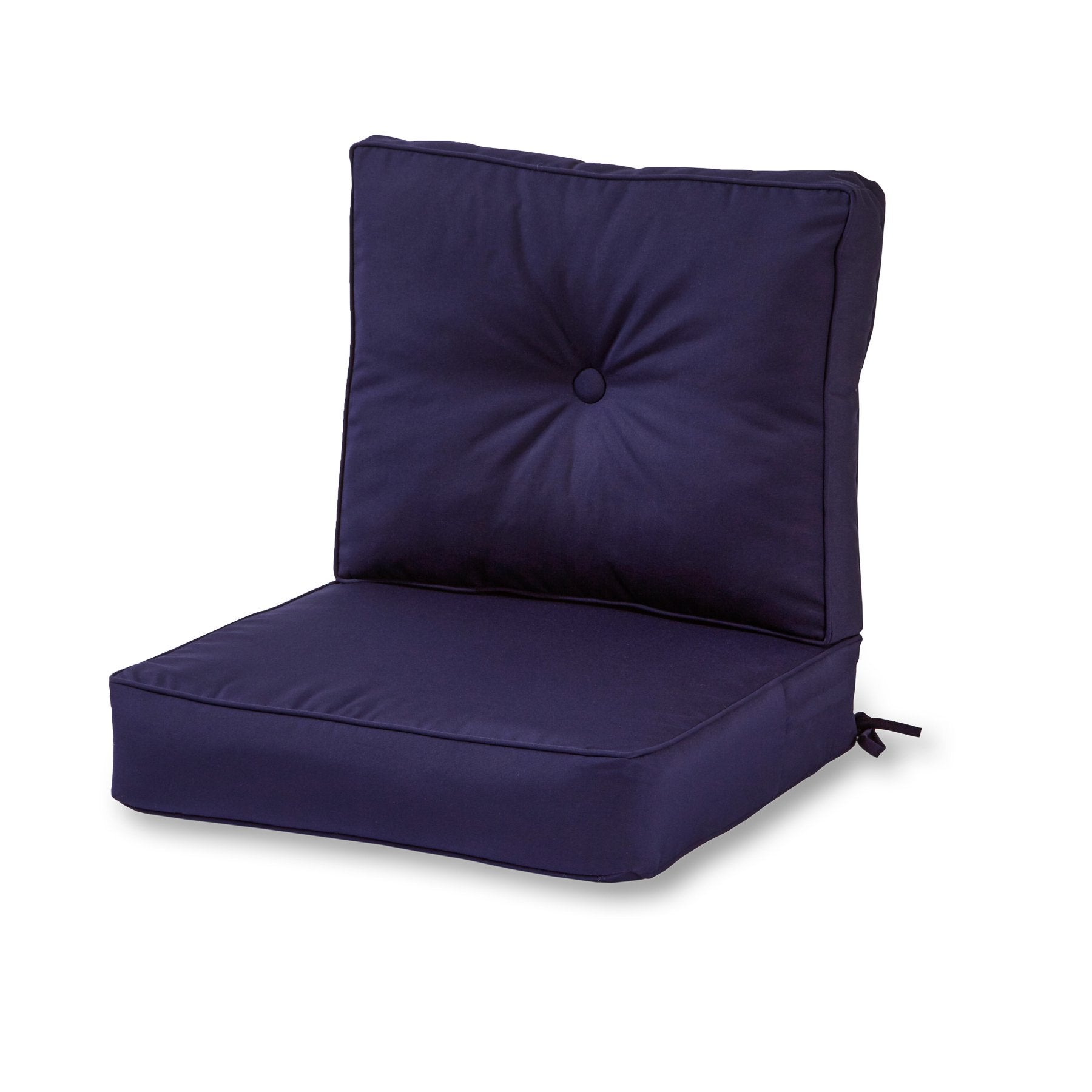 Greendale Home Fashions Outdoor 2-Piece Cushion Set in Canvas Navy