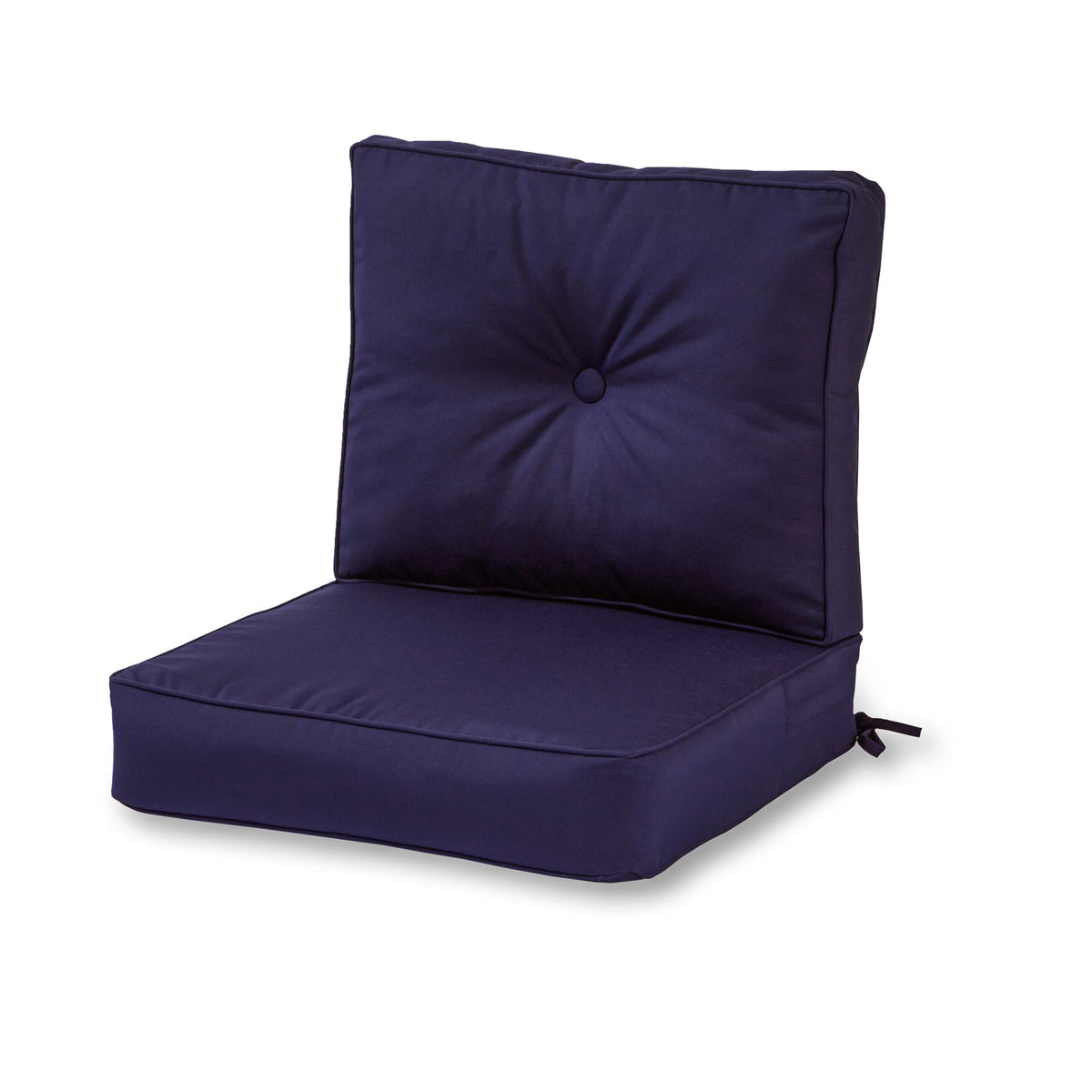 Greendale Home Fashions Outdoor 2-Piece Cushion Set in Canvas Navy