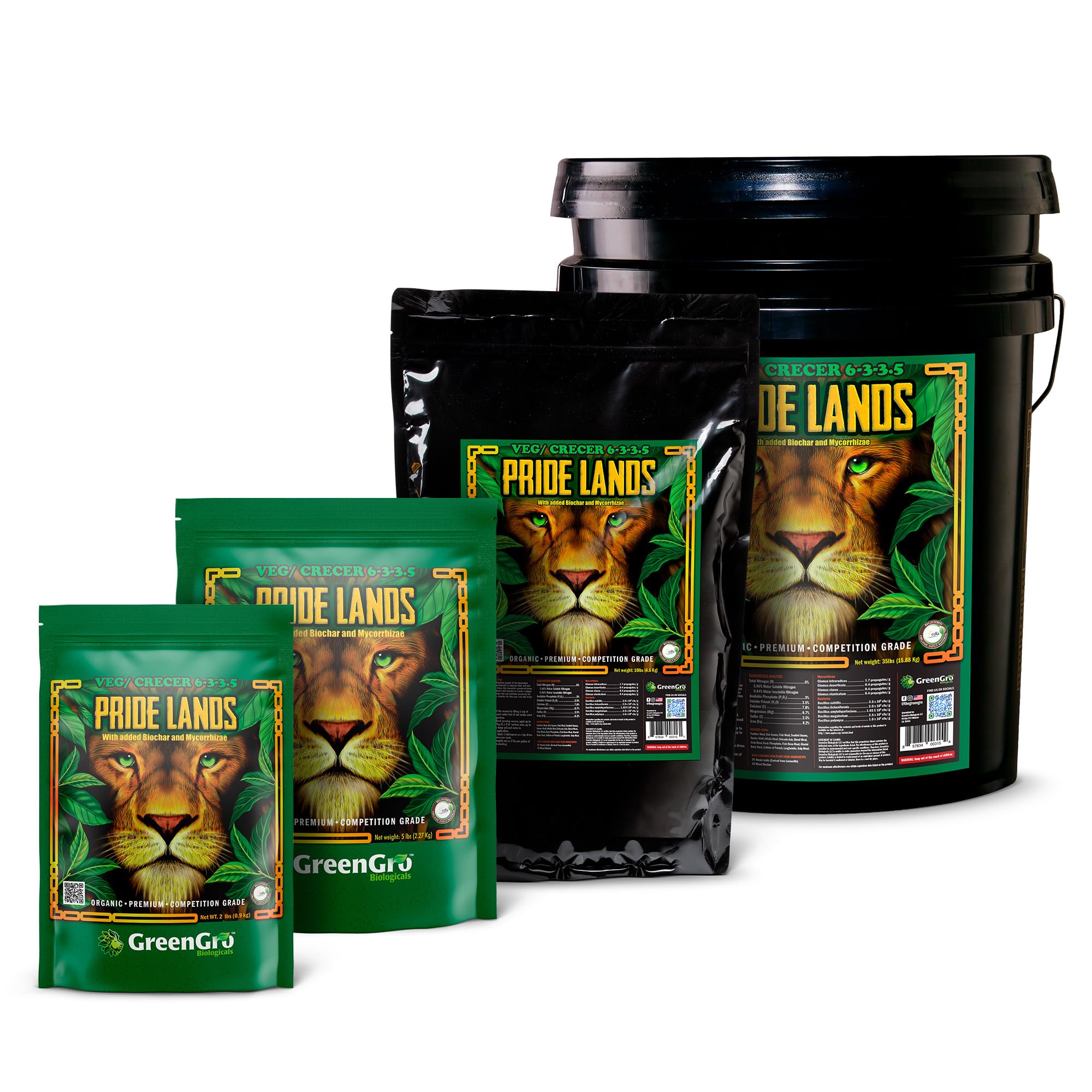 GreenGro Pride Lands Veg organic fertilizer fine powder texture