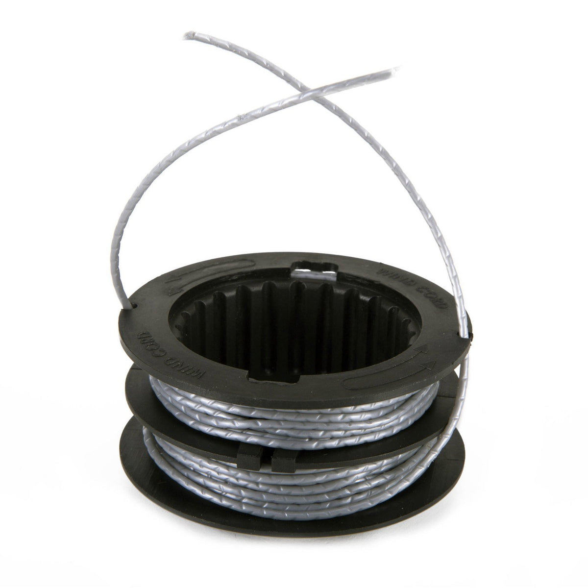 Greenworks 0.080" replacement spool for string trimmer, black