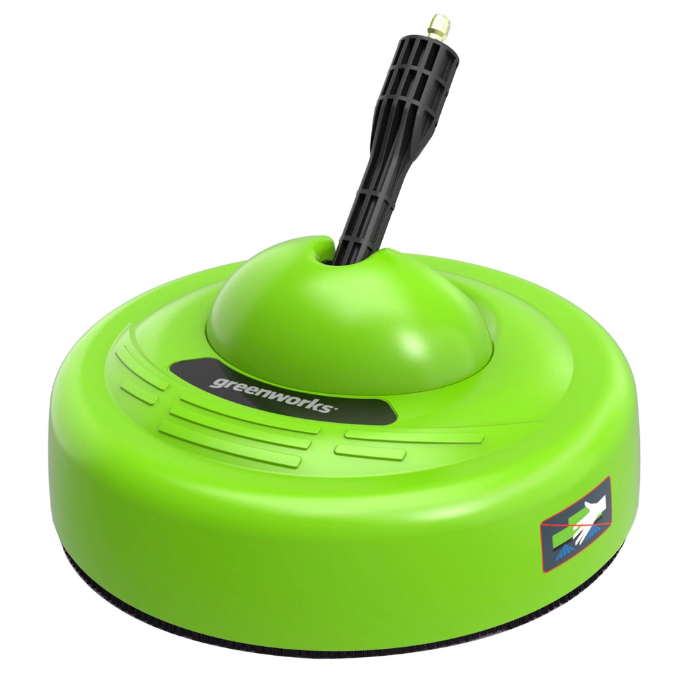 Greenworks 11-inch Surface Cleaner front view with Quick-Connect feature