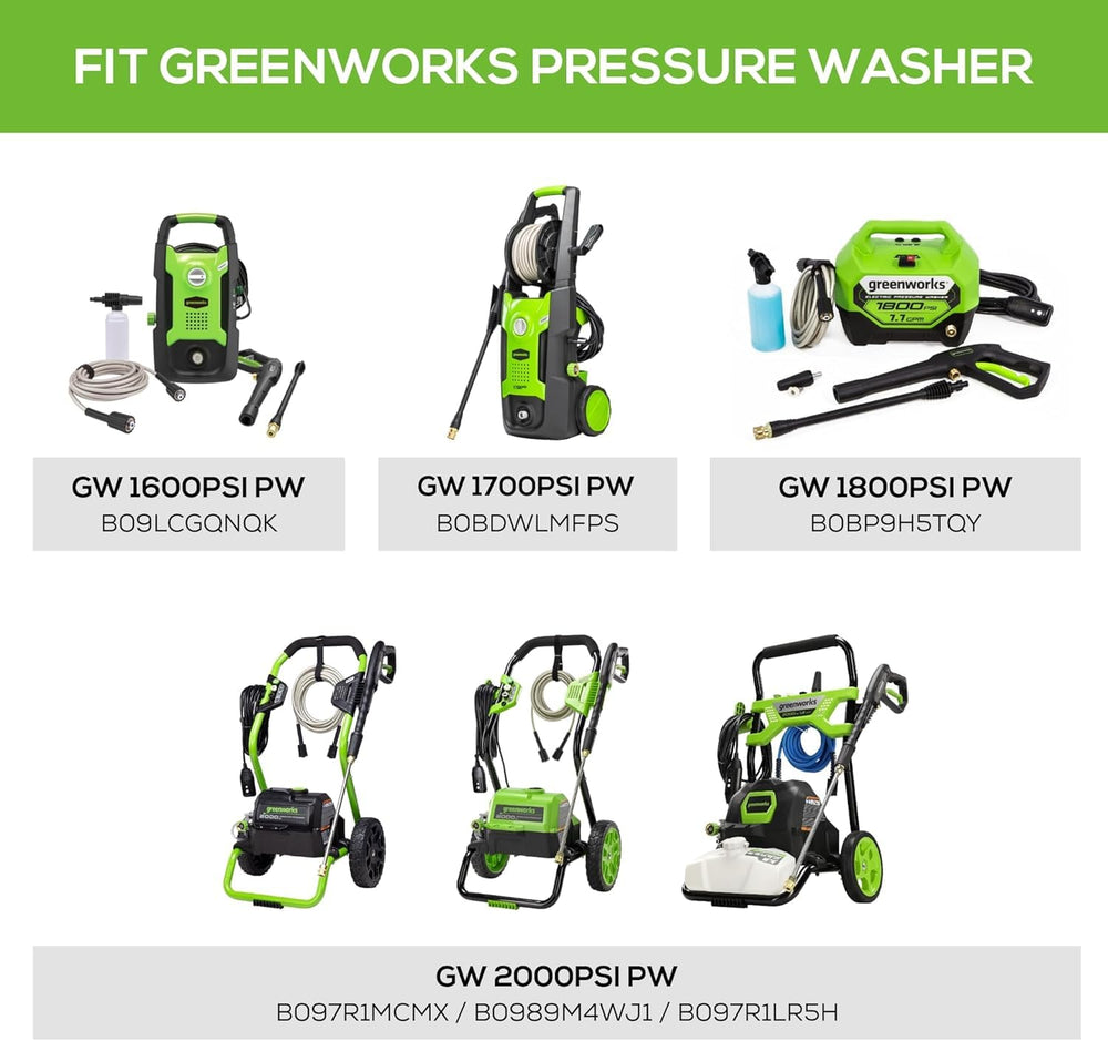 Greenworks 11-inch Surface Cleaner in action cleaning a driveway