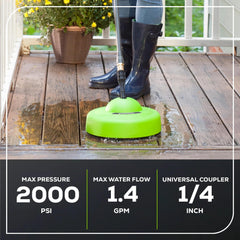 Greenworks 11-inch Surface Cleaner model 30012 packaging