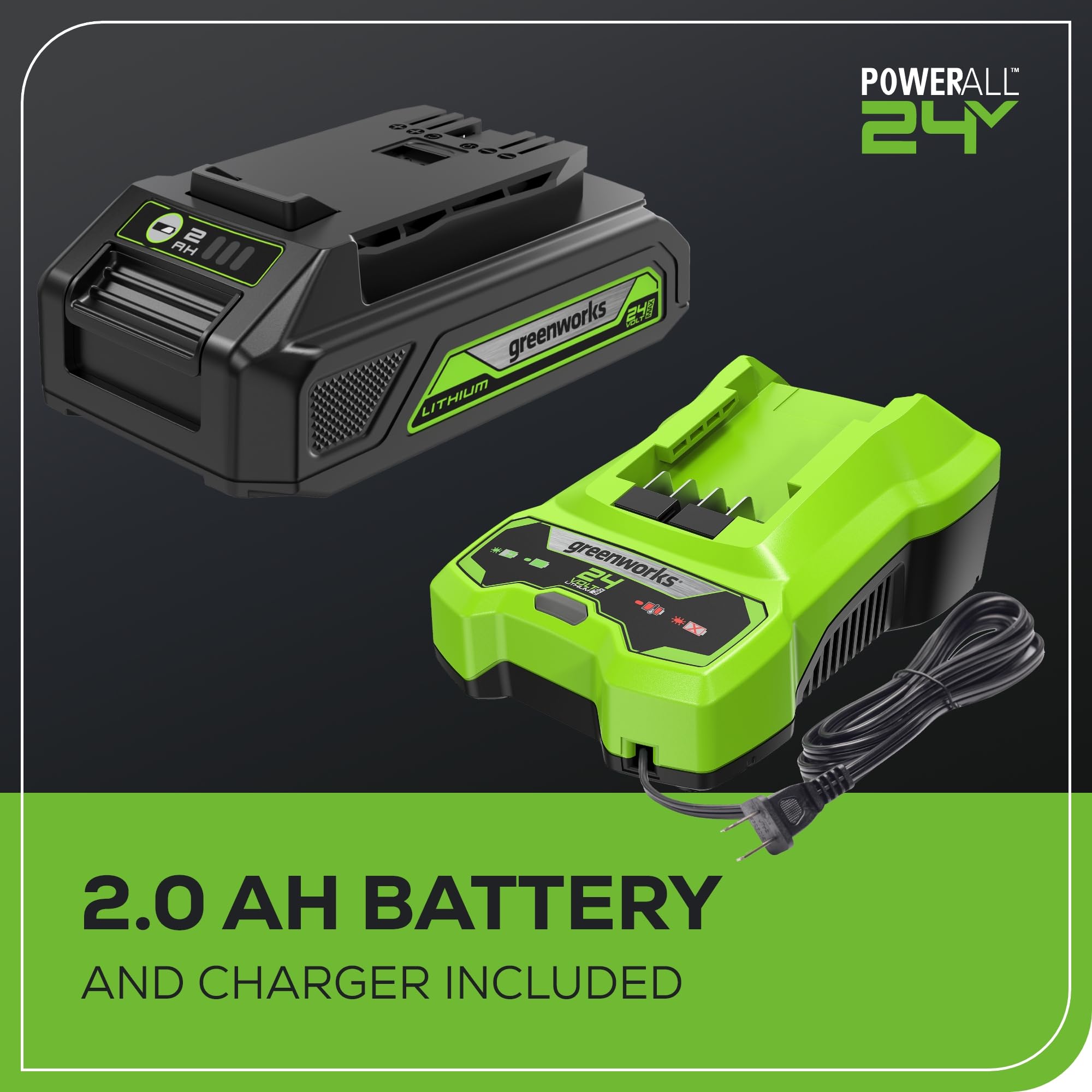 Greenworks 24V Leaf Blower packaging