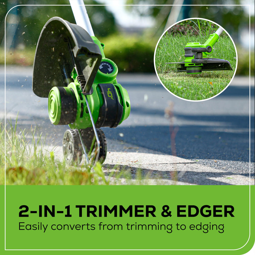 Greenworks 40V 13-inch Cordless String Trimmer with adjustable shaft