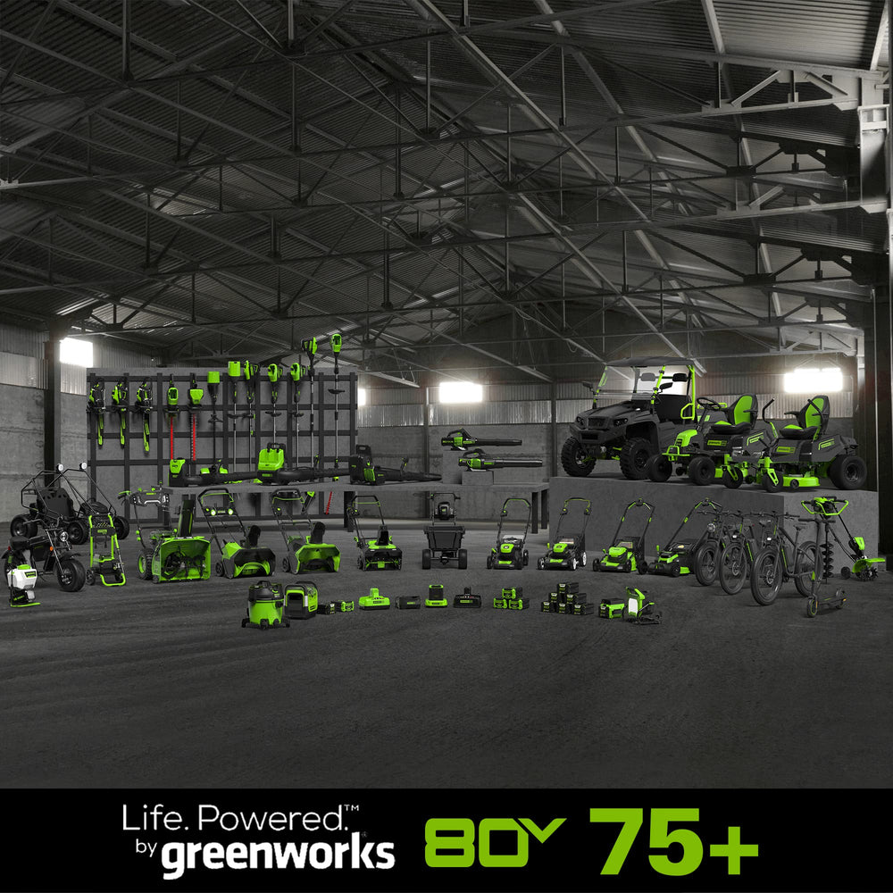 Greenworks 80V String Trimmer back view