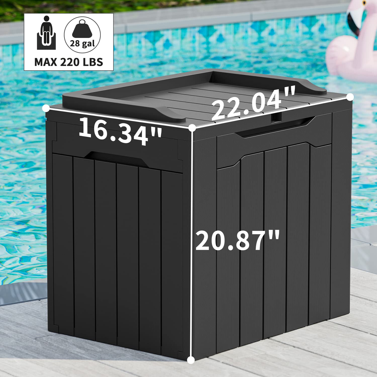 Greesum 31 Gallon Outdoor Storage Box assembly kit