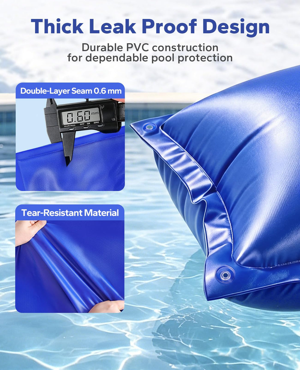 GRENACU Pool Pillow with secure ropes and grommets