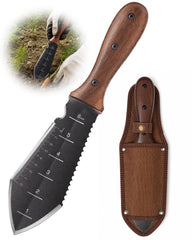 Grenebo Hori Hori Garden Knife with 4mm thick blade front view