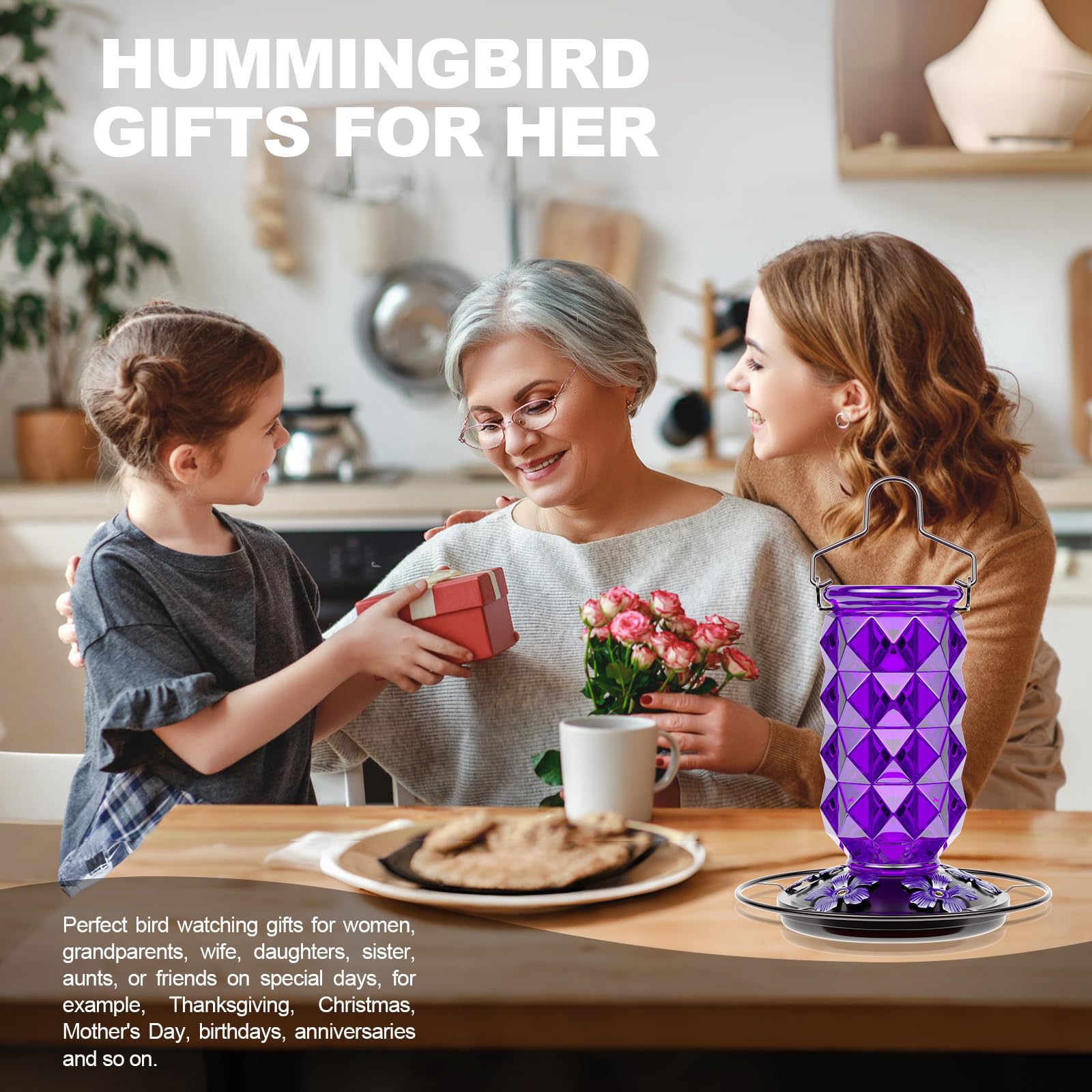 Grete Gotye hummingbird feeders in packaging