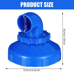 Grevosea Pool Return Jet Nozzle with stainless steel hose clamp