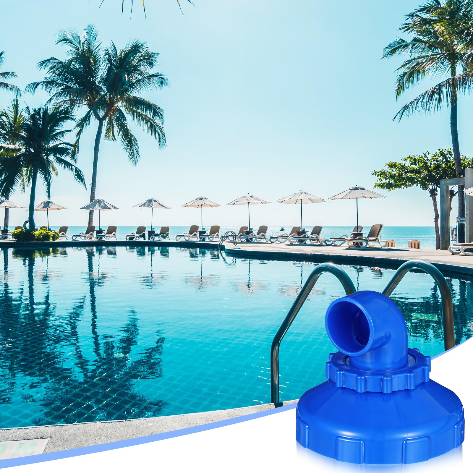 Grevosea Pool Return Jet Nozzle with water flow demonstration