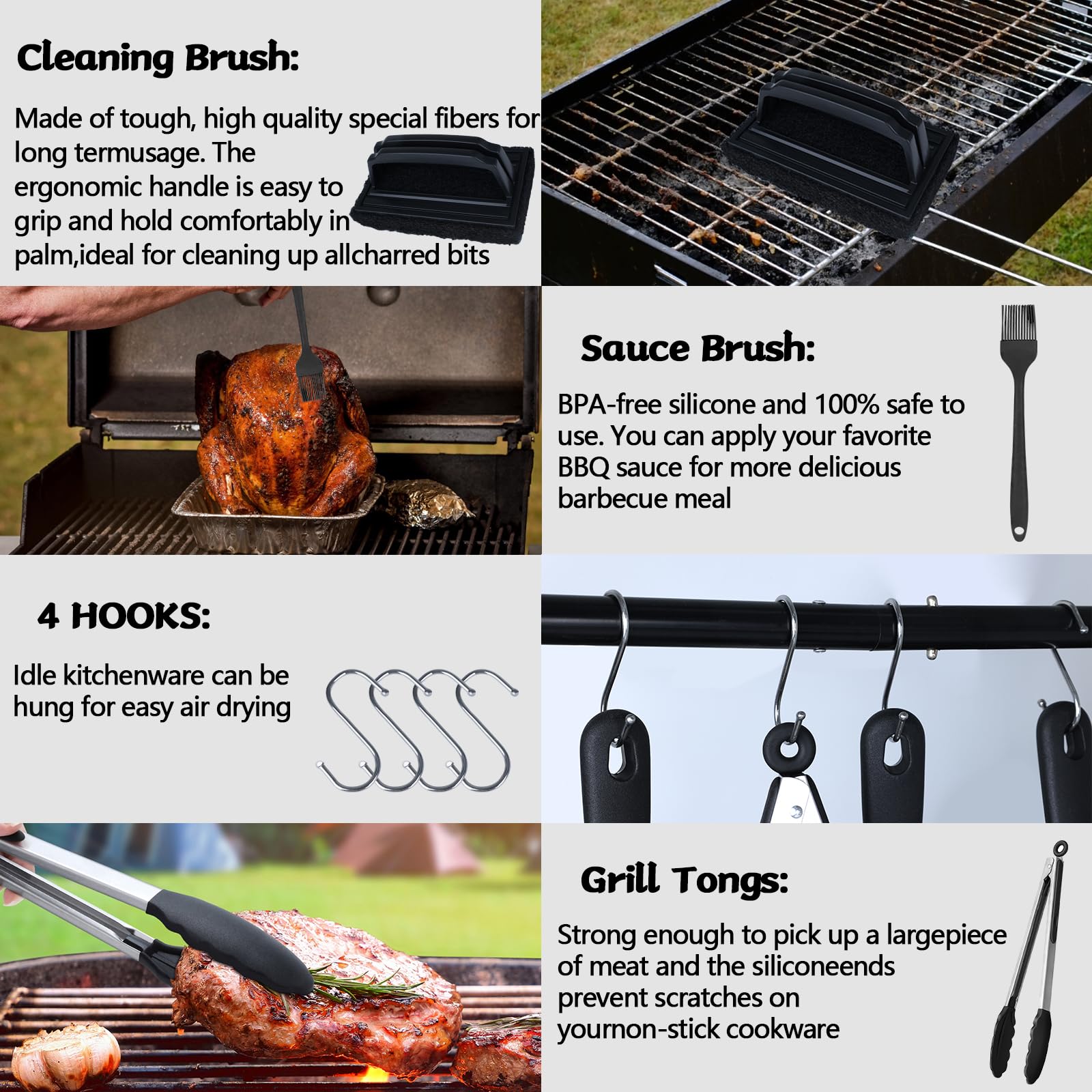 Griddle egg rings set included in the Demiwise kit