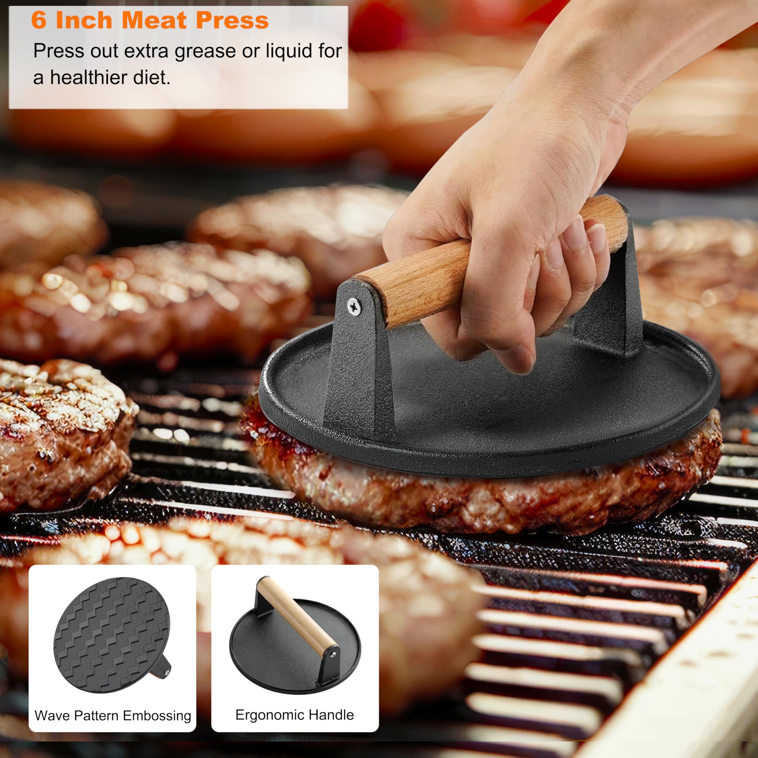 Griddle Scraper from grilljoy Griddle Accessories Kit