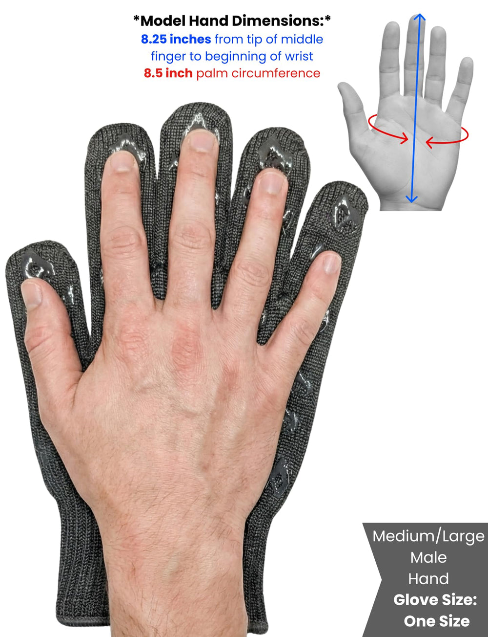 Grill Armor Gloves on a grill while handling hot cookware