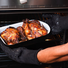 Grill Armor Gloves showing cut resistant feature