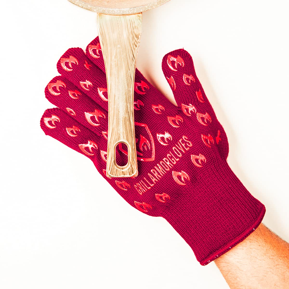 Grill Armor Gloves showing flexible finger design