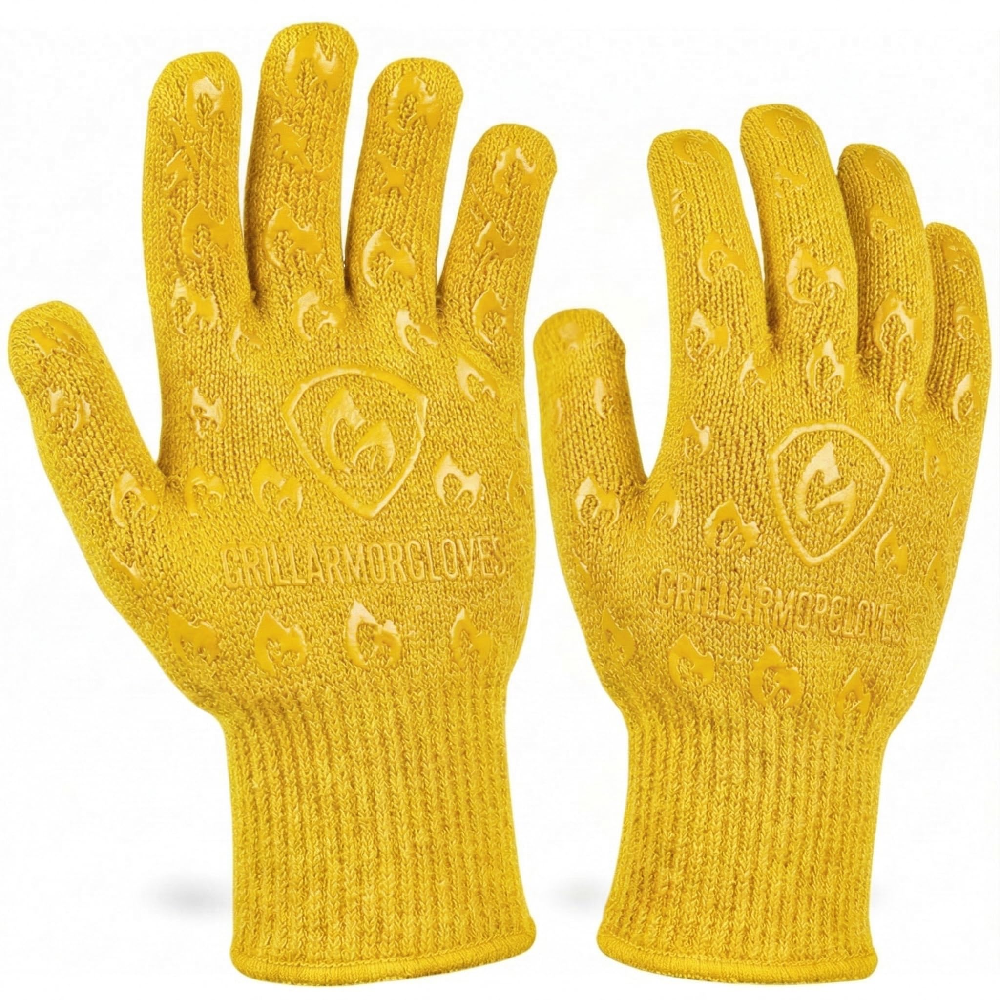 Grill Armor Gloves yellow model front view