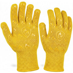 Grill Armor Gloves yellow model front view