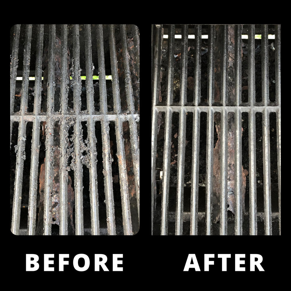 Grill Rescue Bristle Free Grill Brush packaging display